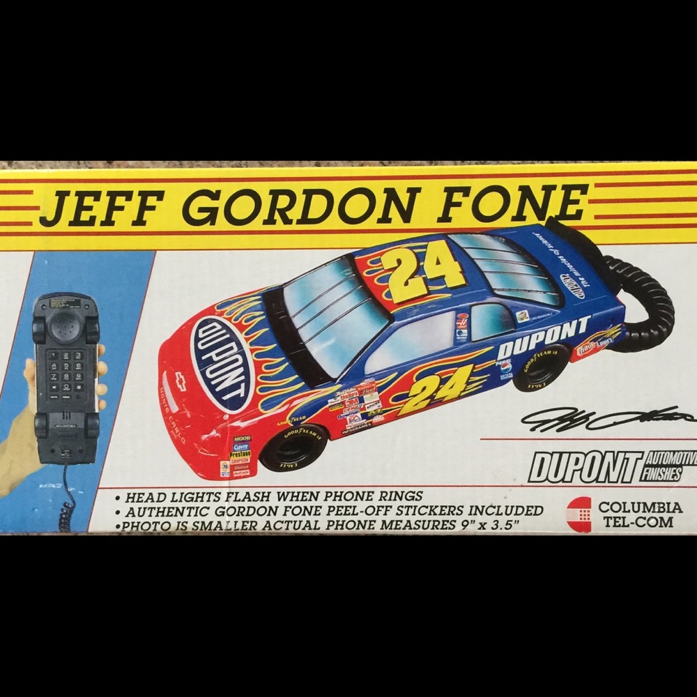 Jeff Gordon Telephone, New In Box - Picture 2 of 3